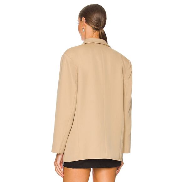 ANINE BING Quinn Wool Blazer - M Deep Sand - Picture 4 of 5